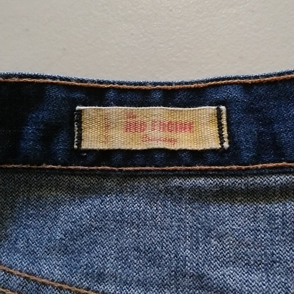 Red Engine Jean Shorts - Picture 8 of 15